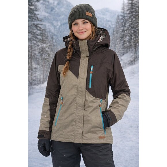 Dakine Jackets & Blazers - NWT Dakine Ashby Ski Jacket Small Gun metal/Black Waterproof Taped 15K MSRP$220